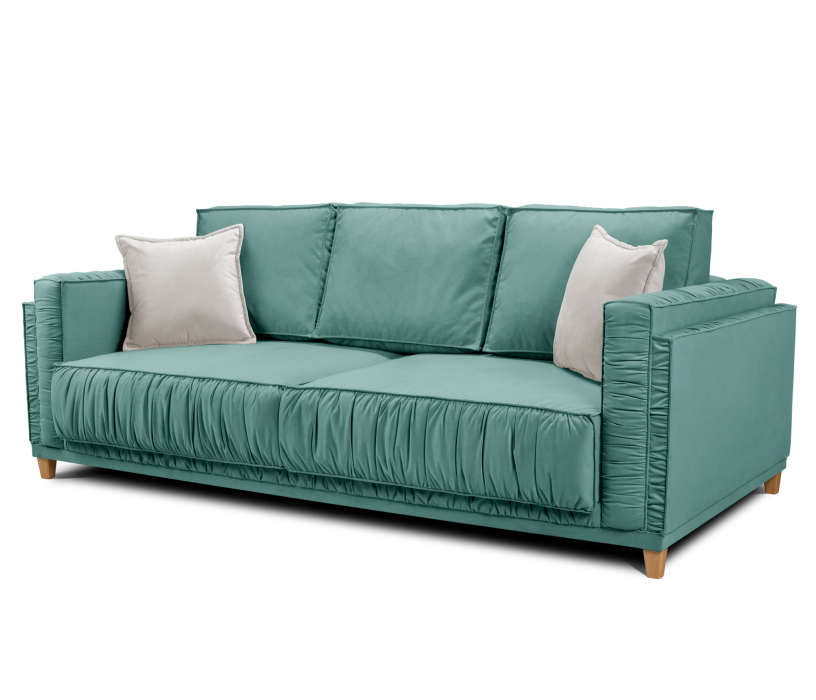 Диваны прямые, Диван кровать Бали, микровелюр