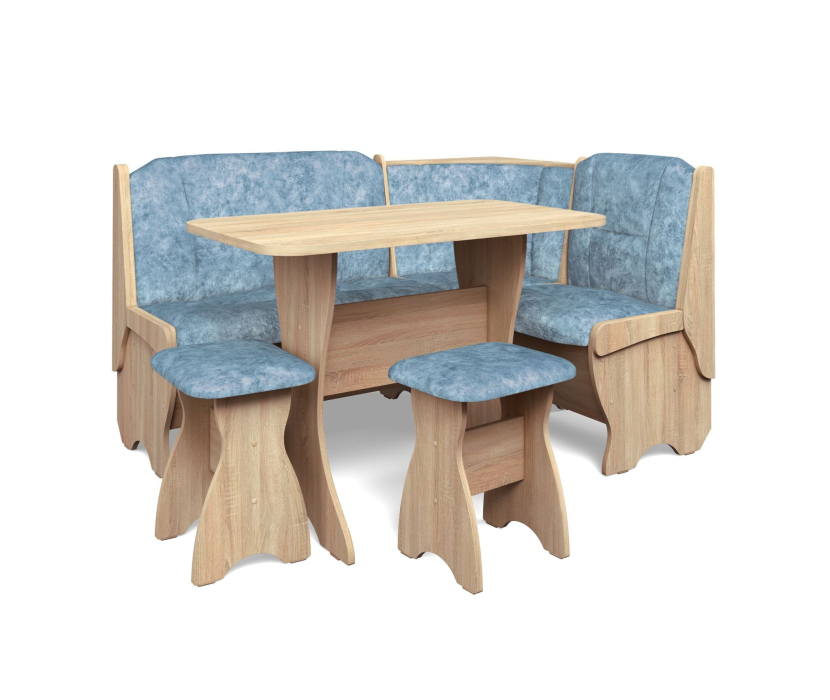 Кухонные уголки, Орхидея Кухонный уголок №1 Велюр