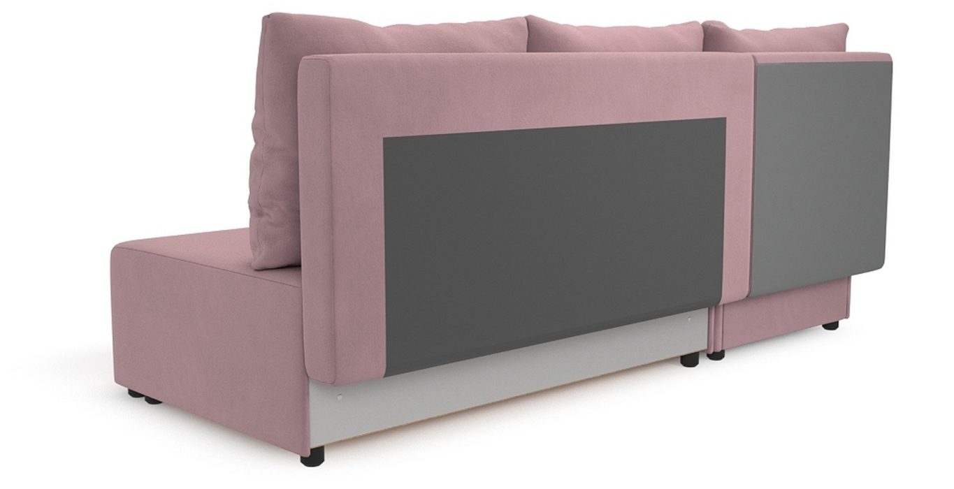 Диваны угловые в гостиную, Угловой диван Каир Lux, велюр, левый