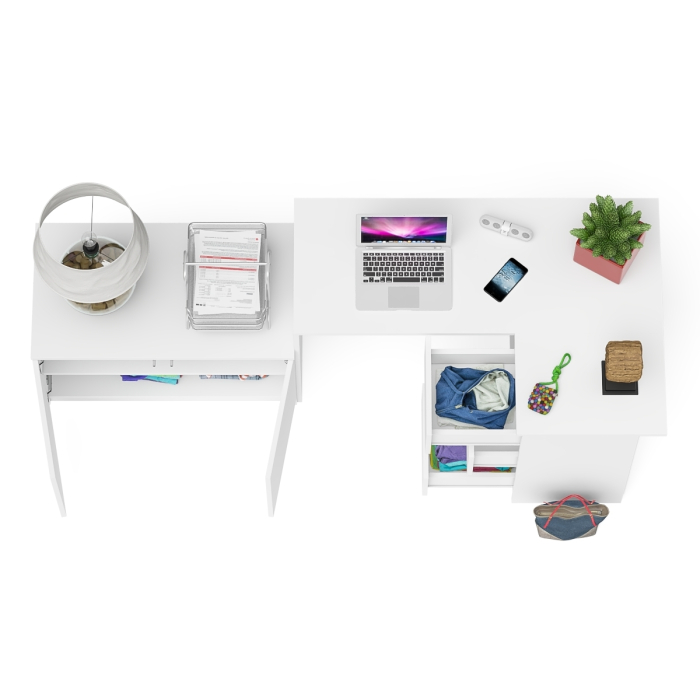 Угловые, Тумба широкая Мори 900 и угловой стол компьютерный Мори правый