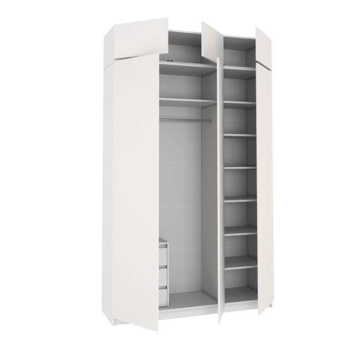 Шкафы распашные, Шкаф Мика с антресолью 1500