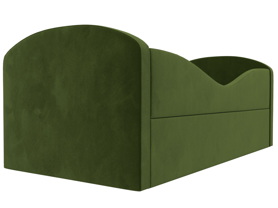 Кровати одноярусные, Детская кровать Сказка Люкс, микровельвет