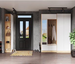 Прихожая Руэлла. Комплект 2, белый