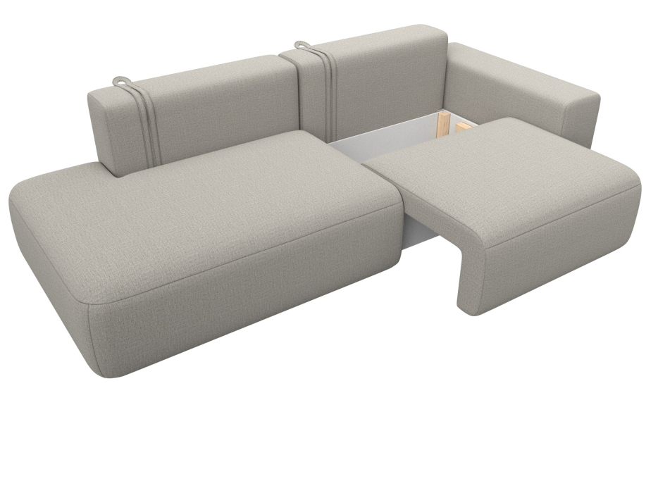 Диваны еврокнижки, Диван прямой Лига-036 НПБ Модерн подлокотник справа, рогожка Амур