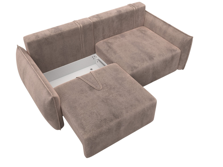 Диваны еврокнижки, Диван прямой Лига-051 НПБ, велюр TOWER