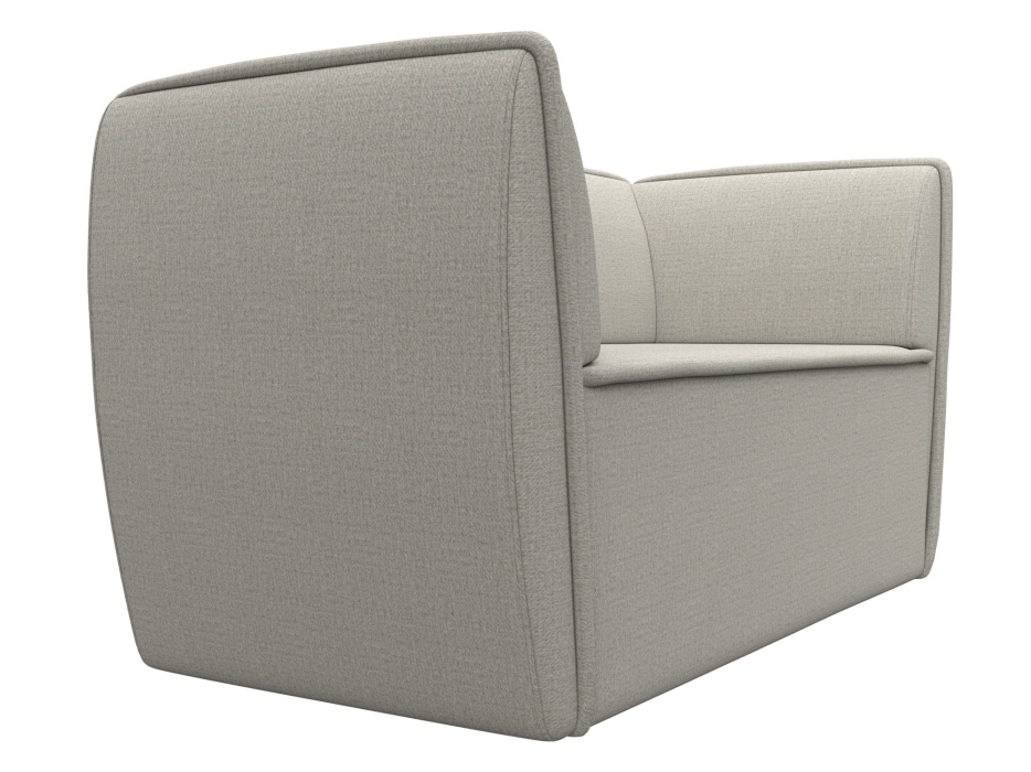 Диваны прямые кухонные, Диван кухонный прямой Бергамо 2-х местный, рогожка Амур