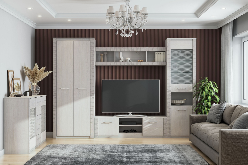 Стенки для гостиной, Гостиная "Гамма 20". Комплект 1