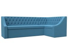 Диваны угловые кухонные, Диван кухонный угловой Мерлин правый угол, рогожка Амур