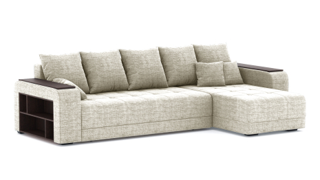 Диван-кровать угловой Дубай еврокнижка, рогожка