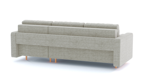 Диван-кровать угловой еврокнижка-пантограф Белфаст, рогожка