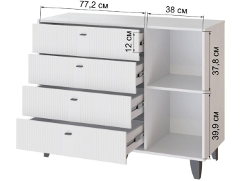 Комод Катрин-13 белый