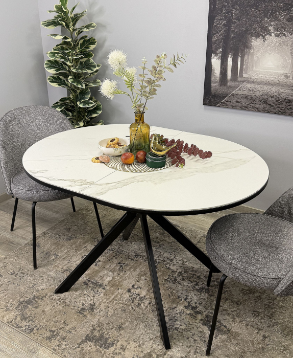 Обеденные столы, Стол KENNER DO1100 раздвижной, керамика 