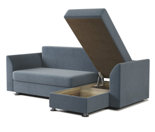 Угловой диван Ария Скала правый велюр