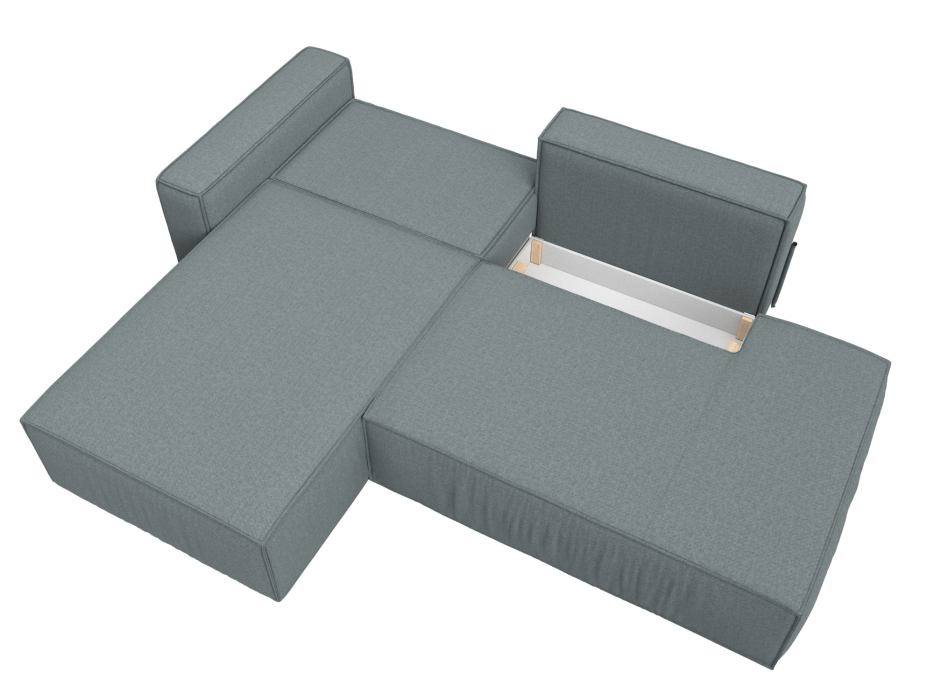 Диваны угловые в гостиную, Диван угловой Прага Модерн левый угол, рогожка Амур