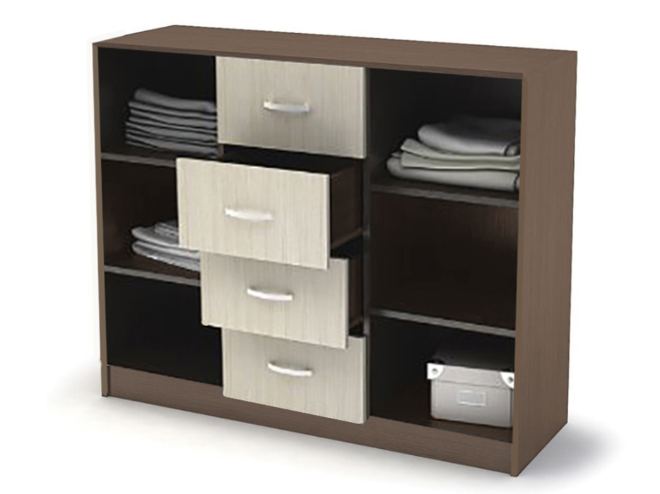 Комоды, Комод КМ-555М Спальня БАССА