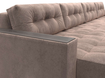 Диван П-образный с декором Лига-049 НПБ Лонг, велюр TOWER