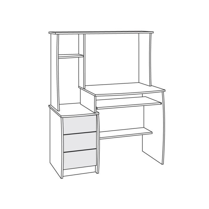 Письменные столы, Стол Комфорт 5 СК