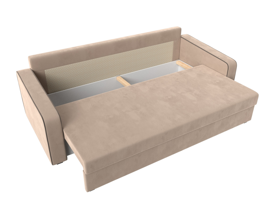 Диваны еврокнижки, Прямой диван Лига-009, велюр