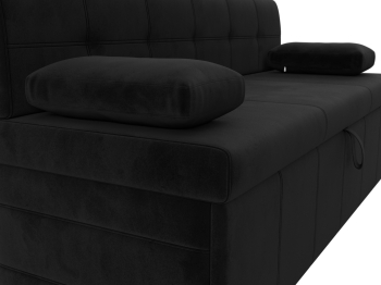 Кухонный прямой диван Лео, велюр