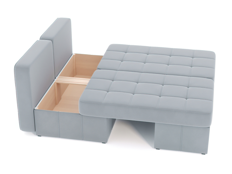 Диваны угловые в гостиную, Диван-кровать угловой Оливер Люкс еврокнижка-трансформер, велюр