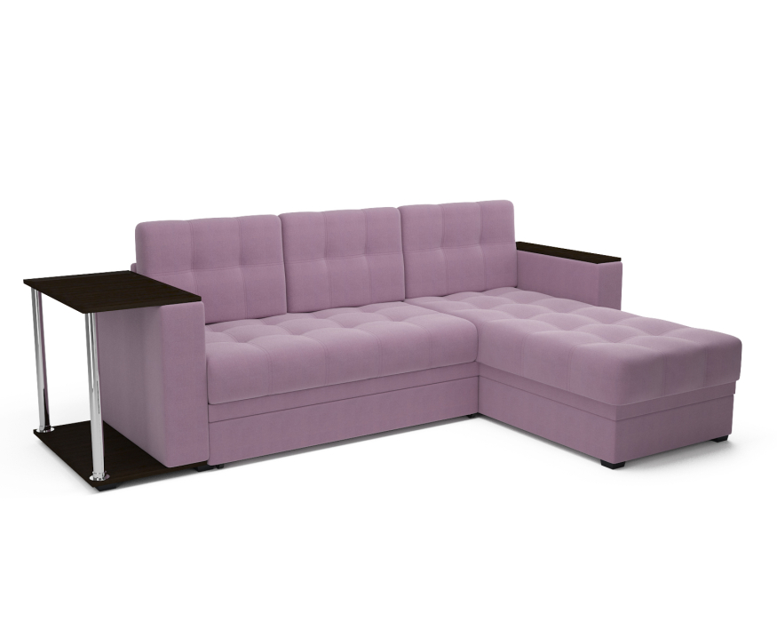 Диваны угловые в гостиную, Диван угловой Атланта (Микровельвет)