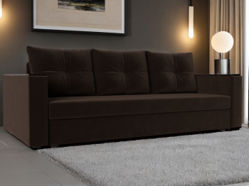 Диван прямой Атланта без стола, микровельвет