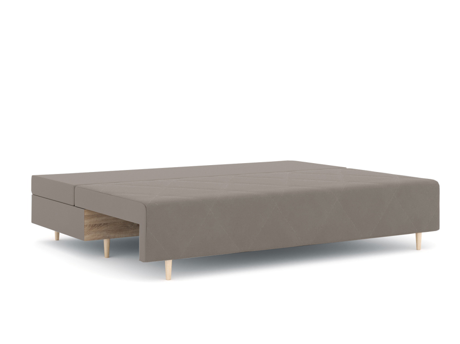 Диваны еврокнижки, Диван-кровать Милли без подлокотников, велюр