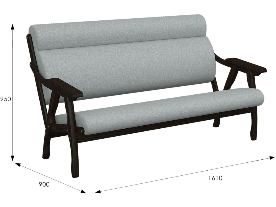 Диваны прямые, Диван Мебелик Вега 10