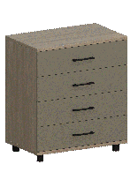 Комоды, Модульная система Грейс Комод КМ-5032  Ясень Асахи