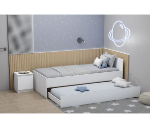 Кровать арт.015 (900) с выкатной частью