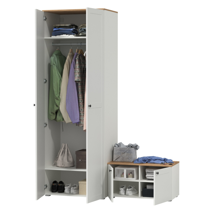 Прихожие, Шкаф для одежды и тумба две дверки Остин