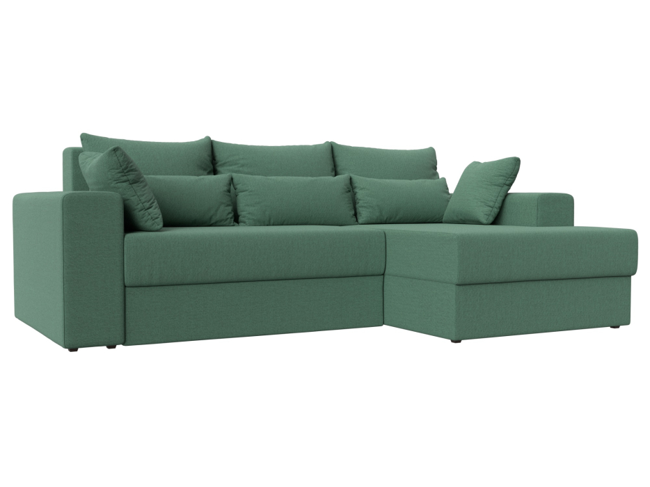 Диваны угловые в гостиную, Угловой диван Майами правый угол, рогожка