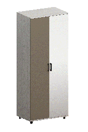 Модульная система Грейс Шкаф ШК-5004  Снежный Ясень