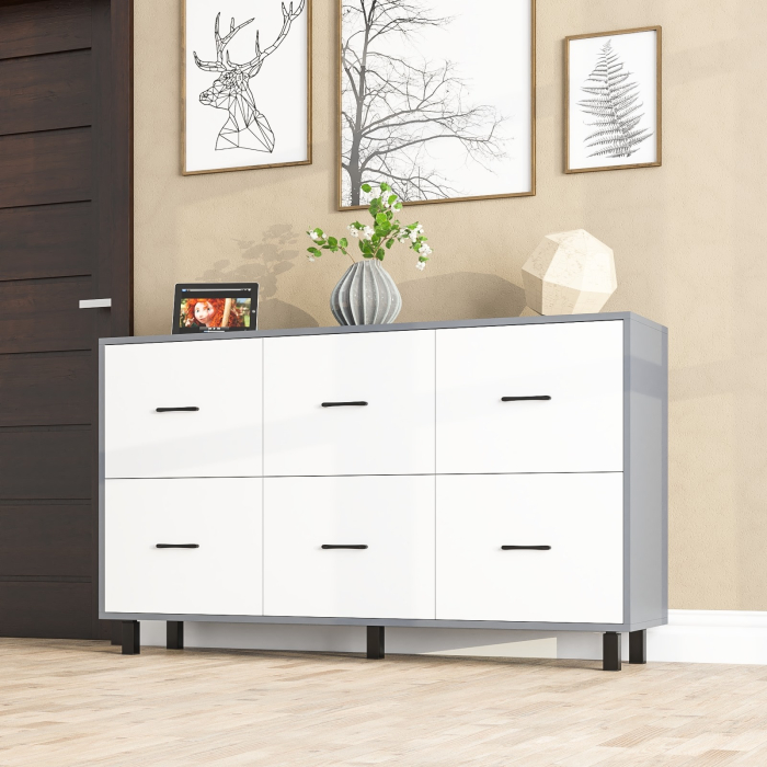 ТВ-тумбы, Комод шесть выдвижных ящиков РВК 127-1504