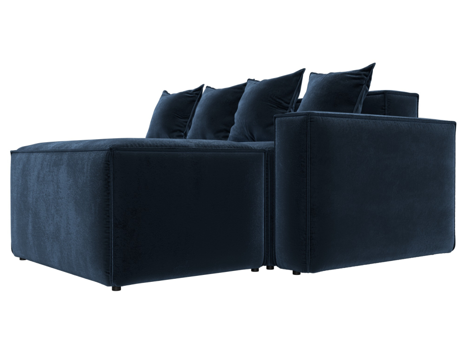 Диваны угловые в гостиную, Диван угловой модульный Лига-063 угол правый, велюр TOWER