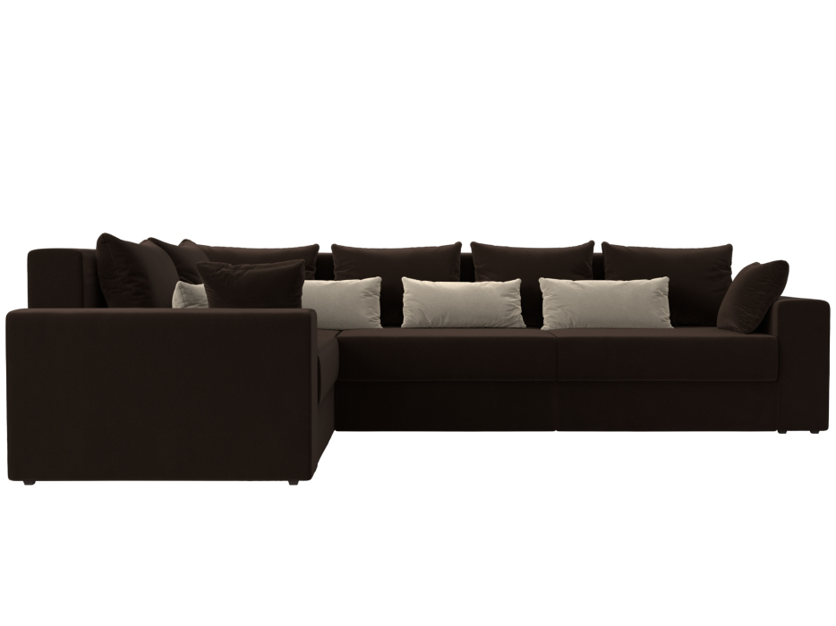 Офисные диваны, Угловой диван Майами Long левый угол, микровельвет