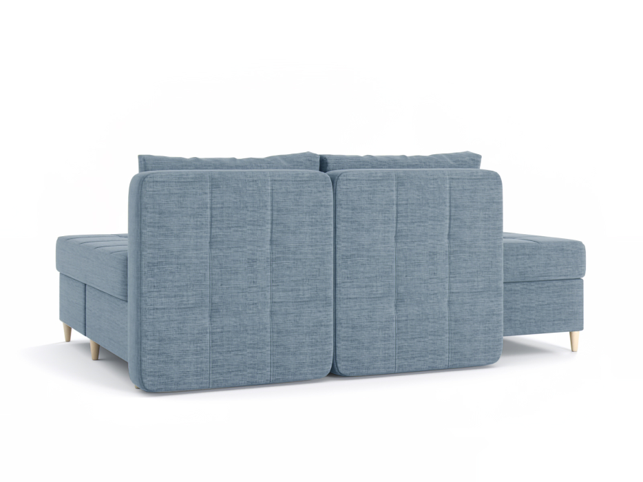 Диваны угловые в гостиную, Диван-кровать угловой Оливер 2 еврокнижка-трансформер, рогожка Люкс