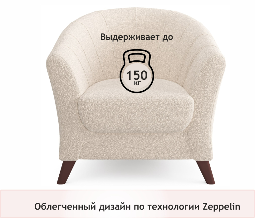Мягкая мебель, Мягкое кресло Line букле
