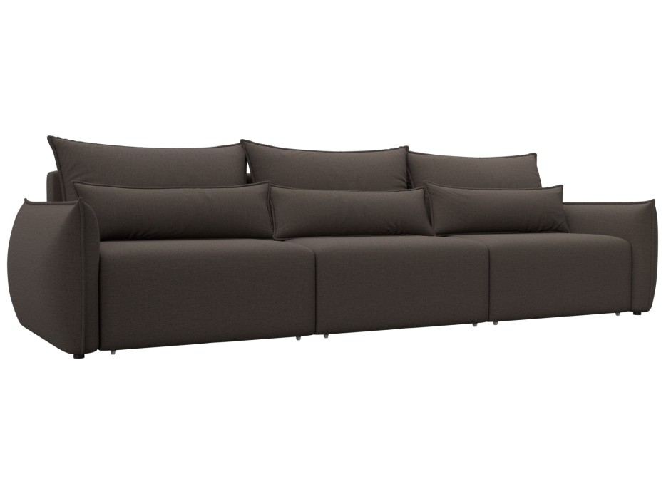 Диваны еврокнижки, Диван прямой Лига-051 НПБ Лонг, рогожка Амур