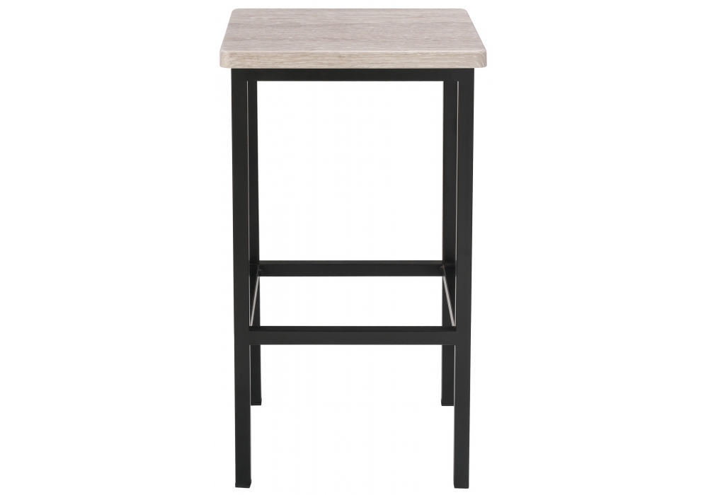 Стулья, Барный стул Лофт (черный матовый) (Материал сиденья - МДФ)