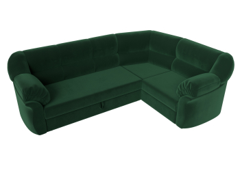 Диван угловой Карнелла правый угол, велюр