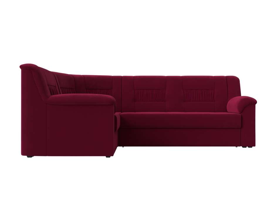 Диваны угловые в гостиную, Угловой диван Карелия левый, микровельвет