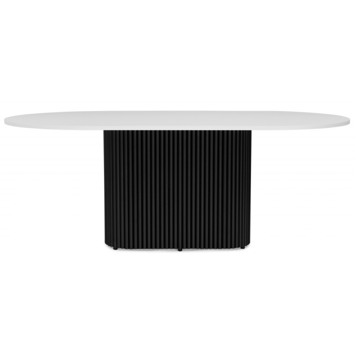 Обеденные столы, Стол Барон О 200 х 90 (черные ноги)