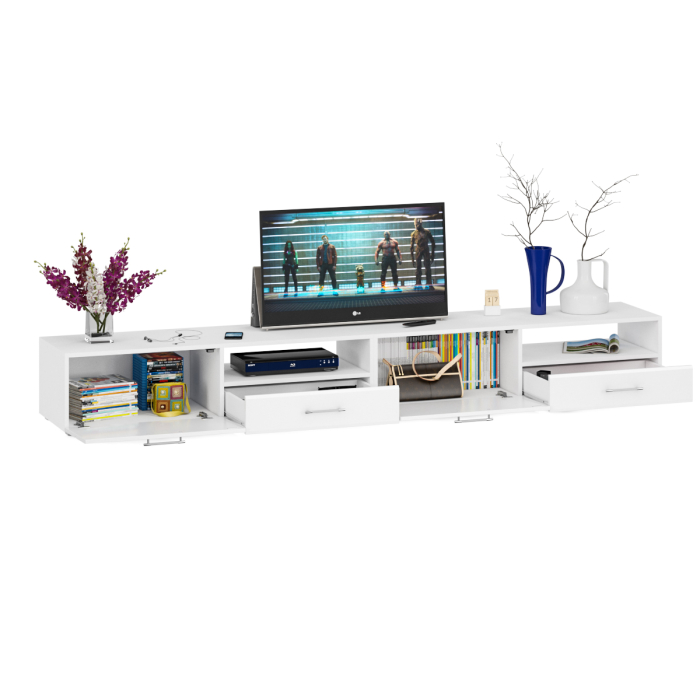 ТВ-тумбы, Тумба под ТВ СВК Ларго 2,8 Белый