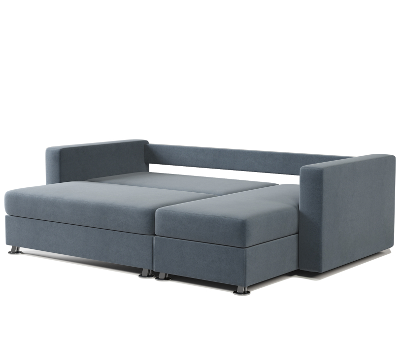 Диваны угловые в гостиную, Угловой диван Ария правый велюр