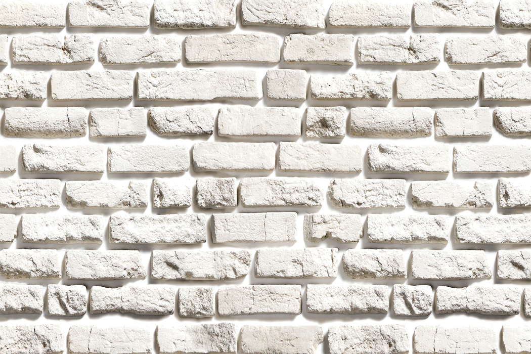 Стеновые панели, Интерьерная панель из стекла 1000*600*6 мм MGF16_белый_кирпич