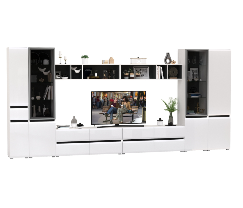 Стенки для гостиной, Сидней модульная мебель для гостиной № 85