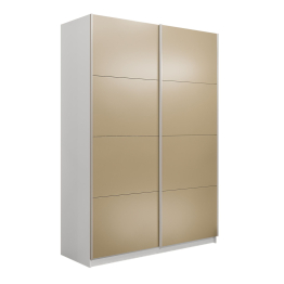 Шкаф-купе Прайм 2-х дверный Стекла фисташка/Доводчики 140х57х230