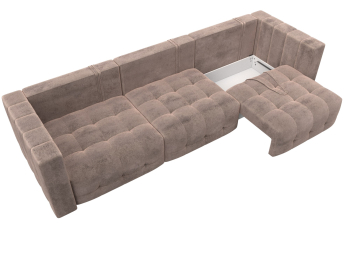 Диван прямой Лига-052 НПБ Лонг, велюр TOWER