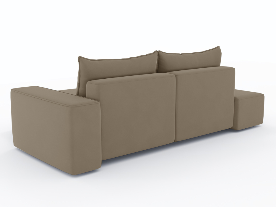 Диваны угловые в гостиную, Диван-кровать угловой Кензо еврокнижка, велюр